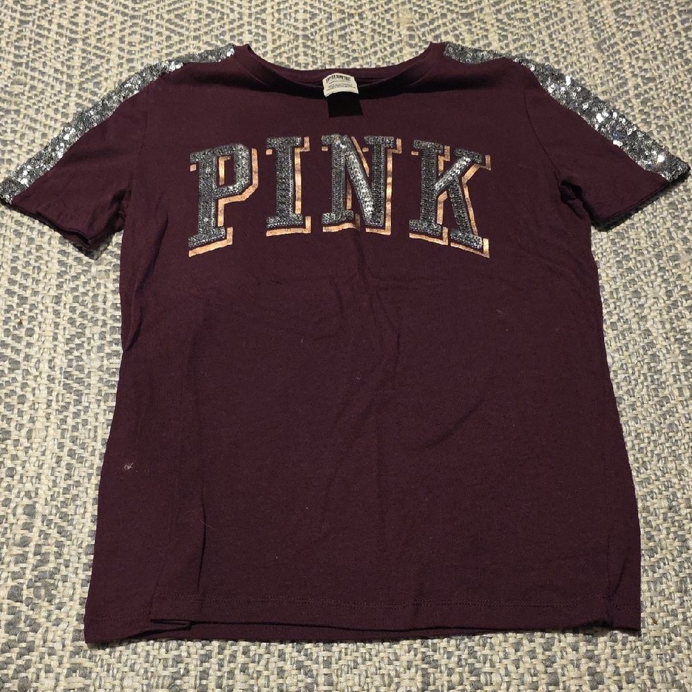 PINK Sequin Tee